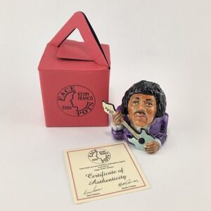 Kevin Francis Jimi Hendrix Purple Haze Face Pot 2003 England Box COA